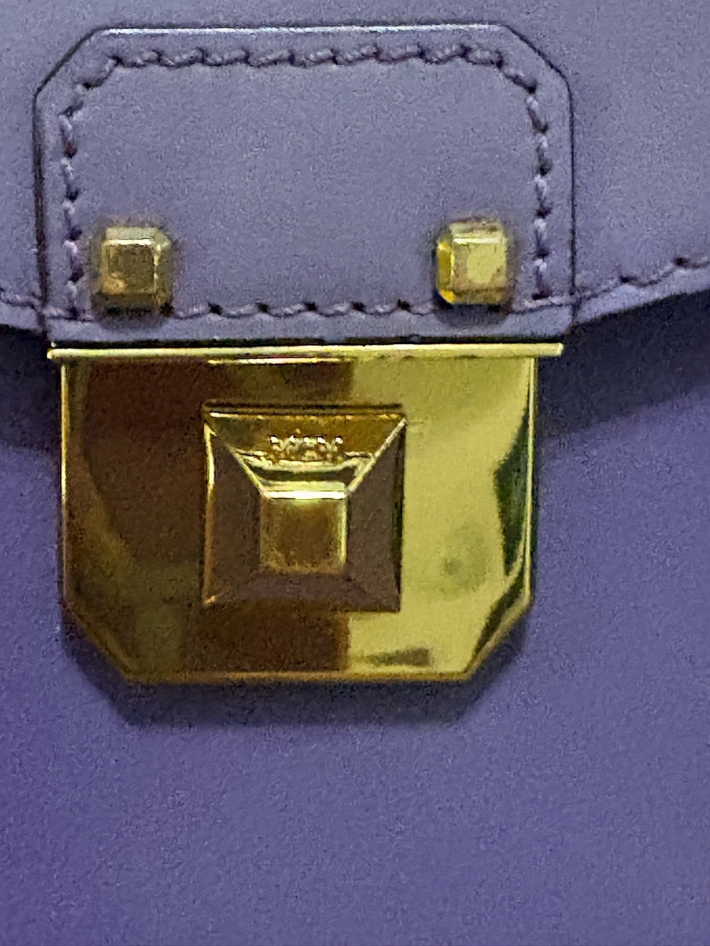 MCM Christina Satchel purple leather - Picture 11 of 14